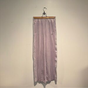 Adidas Light Pink Velvet Track Pants